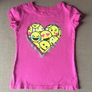 Twirl Short Sleeve Tee.  Emojis